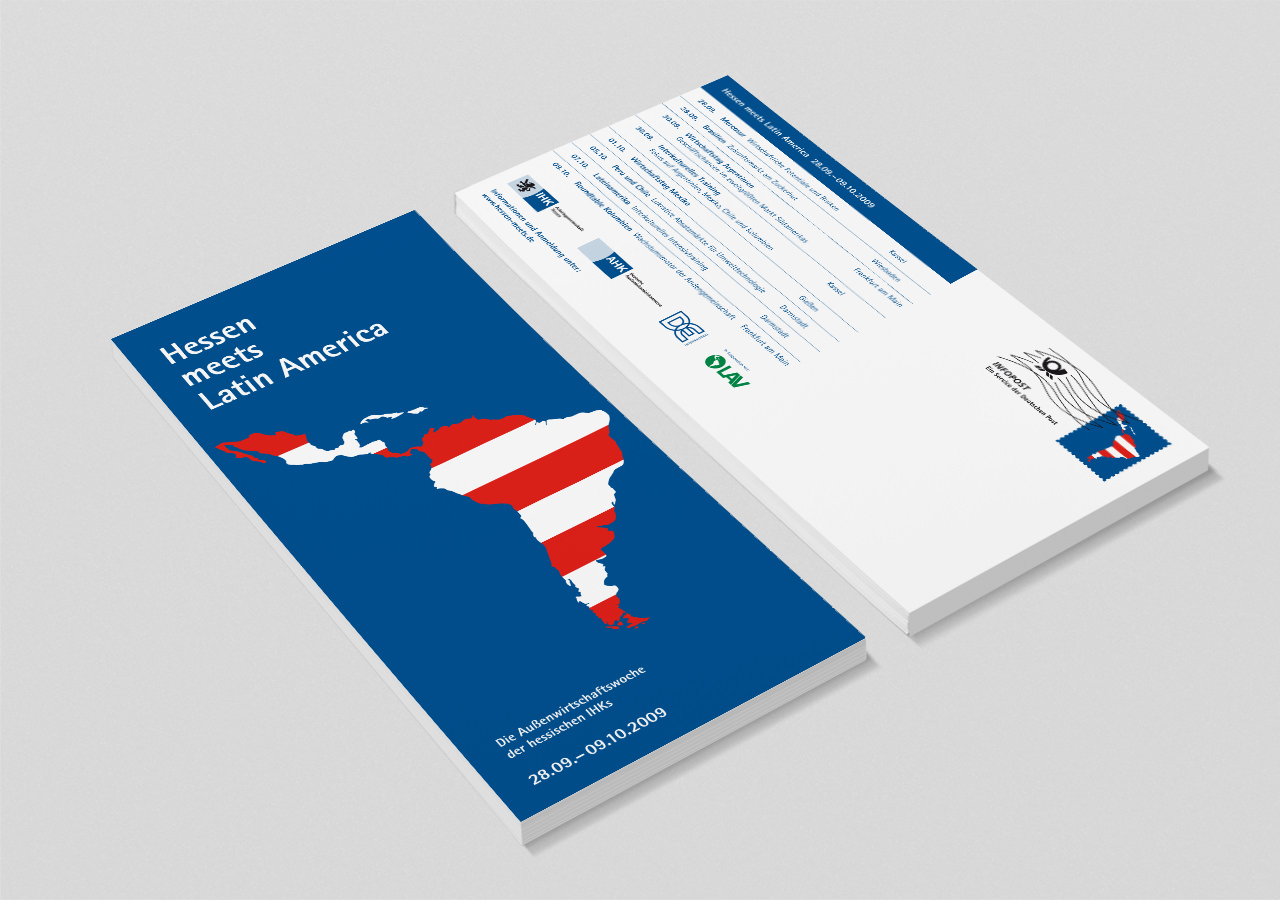 Foto: Einladungskarte „Hessen meets Latin America“