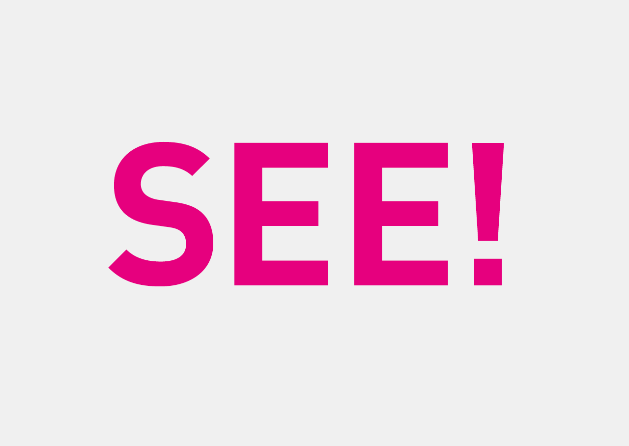 Die Wortmarke verwendet die Initialen des Unternehmensnamen. Zusammen bilden sie das englische Wort „see“.