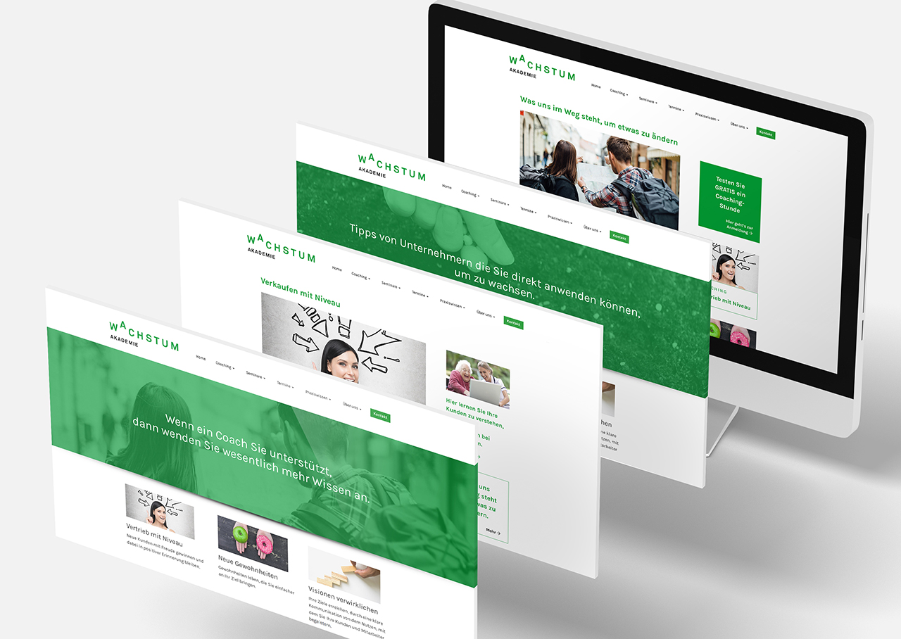 Webdesign der Wachstum-Akademie