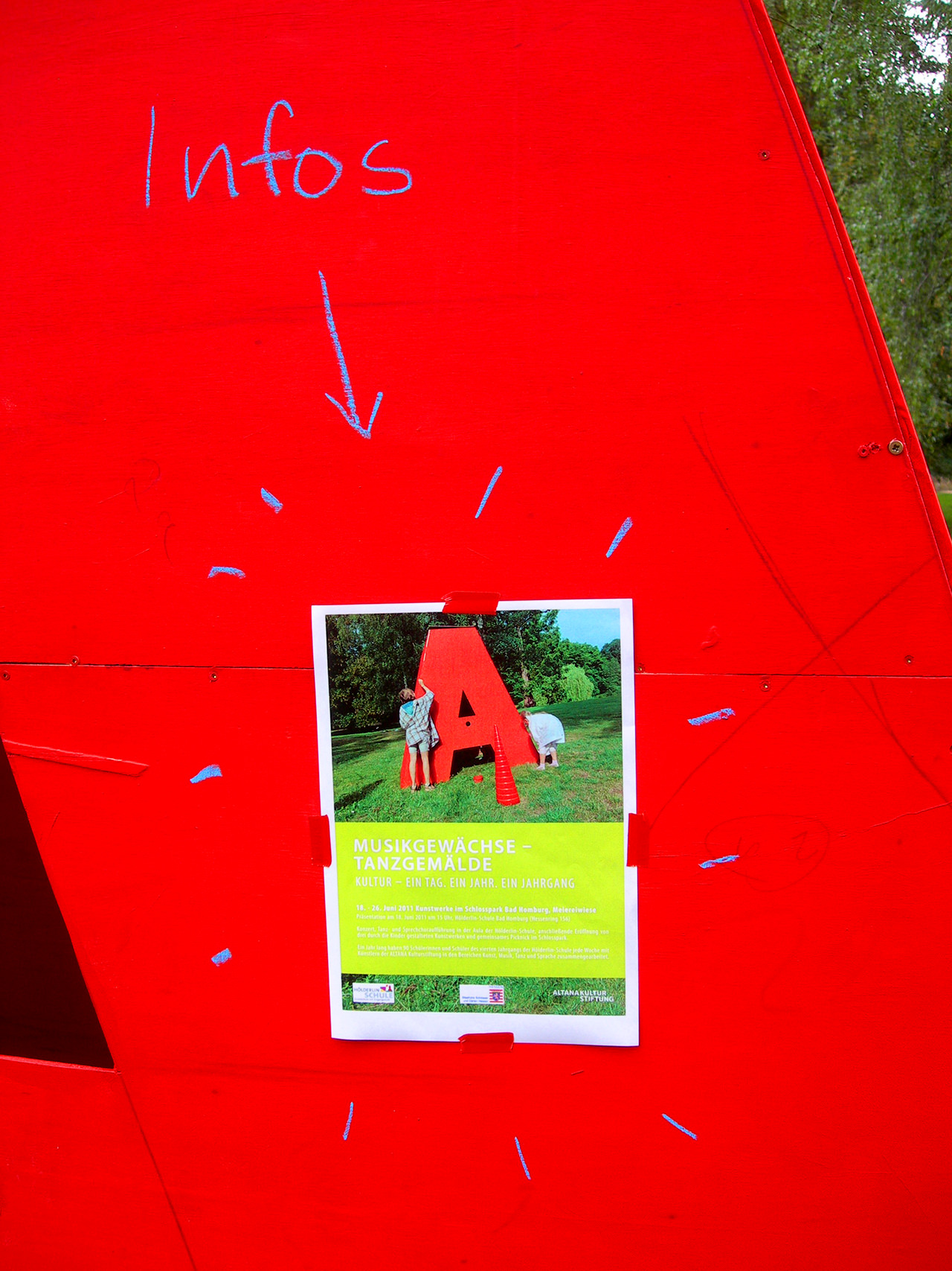 Das ideale Plakat-Motiv für die Ankündigung der Ausstellungseröffnung