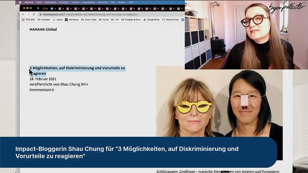 Ein Screenshot der virtuellen Award-Verleihung